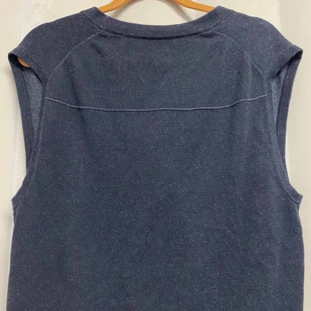 Robert Talbott Carmel Men’s Vest Sleeveless Cardigan Medium Silk Cashmere Cotton